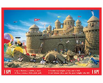 I SPY Sand Castle Children's Puzzle, from Briarpatch and Totally